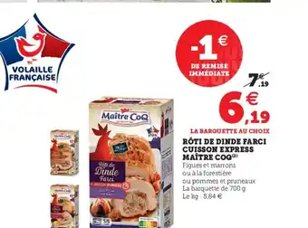 Hyper U Rôti de Dinde Farci offre