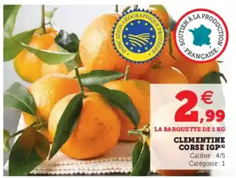 Hyper U Clementine Corse IGP offre