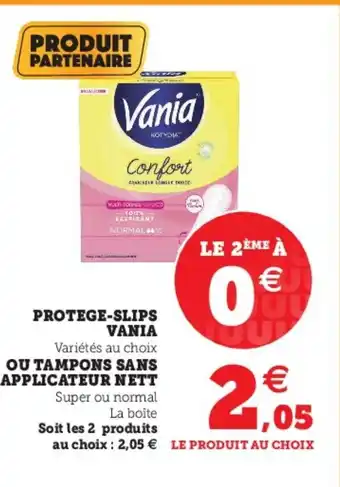 Hyper U Protege-Slips Vania offre