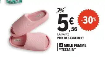 E.Leclerc MULE FEMME 'TISSAIA' offre