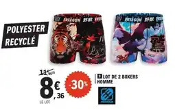 E.Leclerc Lot de 2 boxers homme offre