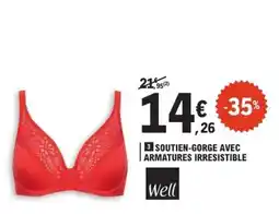 E.Leclerc Soutien-gorge avec armatures irrésistible offre