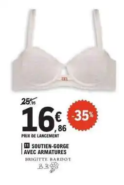 E.Leclerc Soutien-gorge avec armatures offre