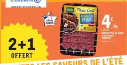 E.Leclerc BROCHETTES AU BOEUF PLEIN GRILL SOCOPA offre
