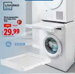 Lidl Kit de superposition lave-linge/sèche-linge offre