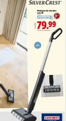Lidl Nettoyeur de sols durs sans fil offre