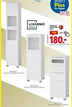 Lidl Colonne de salle de bains Basel offre