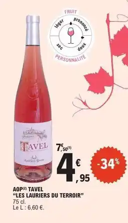 E.Leclerc AOP TAVEL LES LAURIERS DU TERROIR offre