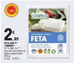 E.Leclerc FETA AOP OMIROS offre