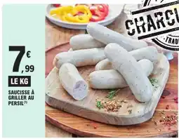 E.Leclerc Saucisse à griller au persil offre
