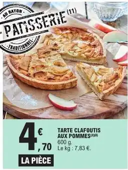 E.Leclerc TARTE CLAFOUTIS AUX POMMES offre