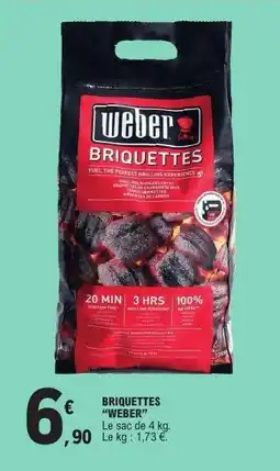 E.Leclerc BRIQUETTES âWEBERâ offre