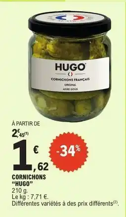 E.Leclerc CORNICHONS HUGO offre