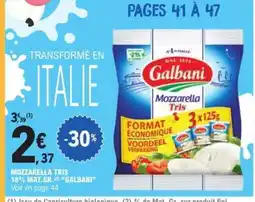 E.Leclerc MOZZARELLA TRIS offre