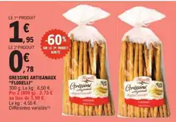 E.Leclerc GRESSINS ARTISANAUX FLORELLI offre