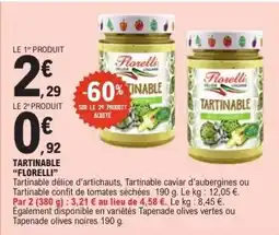 E.Leclerc TARTINABLE “FLORELLI” offre