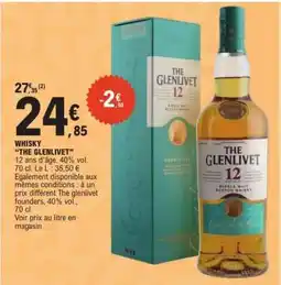 E.Leclerc WHISKY THE GLENLIVET offre