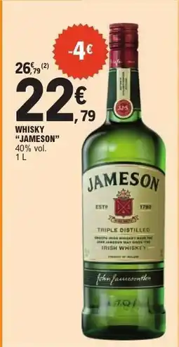E.Leclerc Whisky Jameson offre
