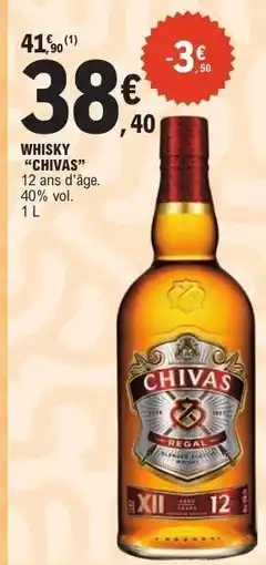 E.Leclerc WHISKY CHIVAS offre