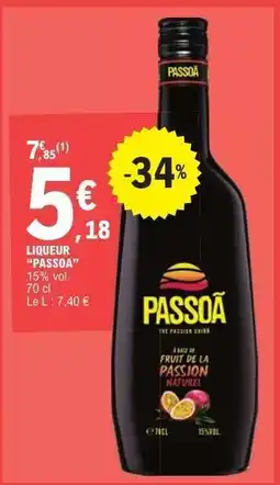E.Leclerc LIQUEUR âPASSOAâ offre