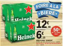 E.Leclerc Bière Blonde Heineken offre