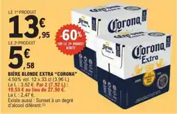 E.Leclerc BIÈRE BLONDE EXTRA CORONA offre