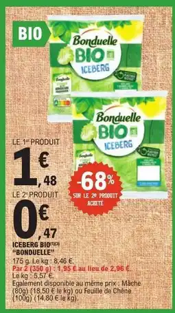 E.Leclerc ICEBERG BIO BONDUELLE offre
