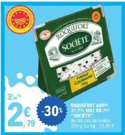 E.Leclerc Roquefort Aop offre