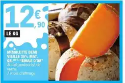 E.Leclerc Mimolette Demi Vieille 30% Mat. Gr offre
