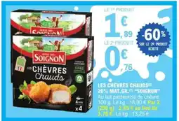 E.Leclerc LES CHÈVRES CHAUDS offre