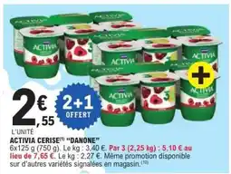 E.Leclerc ACTIVIA CERISE offre