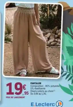 E.Leclerc Pantalon offre