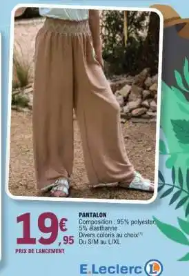 E.Leclerc Pantalon offre