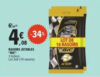 E.Leclerc RASOIRS JETABLES “BIC” offre