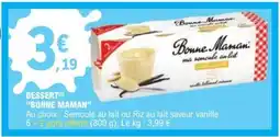 E.Leclerc DESSERT “BONNE MAMAN” offre