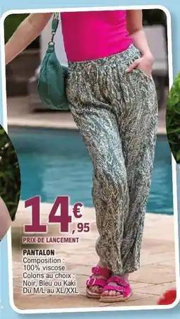 E.Leclerc Pantalon offre