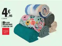 E.Leclerc Plaid Microfibre offre