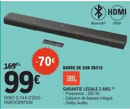 E.Leclerc BARRE DE SON SB510 offre