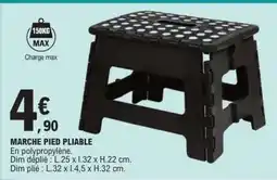 E.Leclerc MARCHE PIED PLIABLE offre