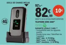 E.Leclerc TELEPHONE DORO 2880 offre