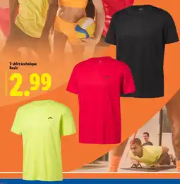 Lidl T-shirt technique Basic offre