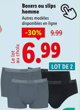 Lidl SLOGGI Boxers ou slips homme offre