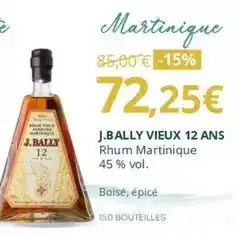 La Vignery Vieux 12 ans offre