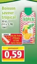 Norma Boisson saveur tropical offre