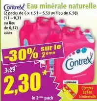 Norma Contrex - eau minerale naturelle offre