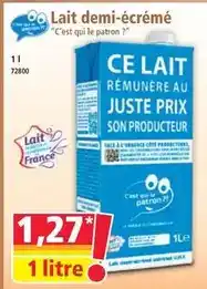 Norma Ce lait demi-écrémé offre
