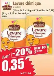 Norma Vahiné - levure chimique offre