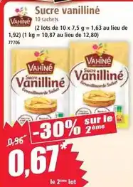 Norma Vahiné - sucre vanilliné offre