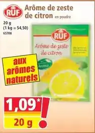 Norma Arome de zeste de citron offre