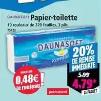 Norma Daunasoft - papier-toilette offre
